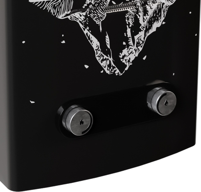 Газовый проточный водонагреватель VilTerm S10 Print (волк) черная фото #3