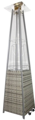 Газовый уличный обогреватель мощностью 13-14 кВт WWT 13I ROTANG Grey mini