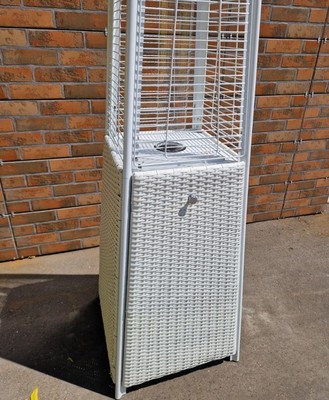 Газовый уличный обогреватель мощностью 13-14 кВт WWT 13I ROTANG White mini фото #4