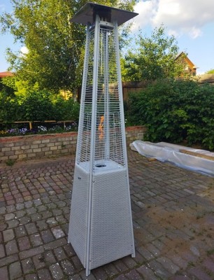 Газовый уличный обогреватель мощностью 13-14 кВт WWT 13I ROTANG White mini фото #5
