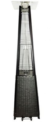 Газовый уличный обогреватель мощностью 13-14 кВт WWT 13I Rotang Black фото #2