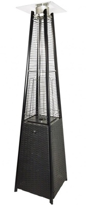 Газовый уличный обогреватель мощностью 13-14 кВт WWT 13I Rotang Black