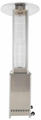 Газовый уличный обогреватель мощностью 11-12 кВт WWT 13S Stainless steel фото #2