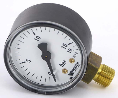 Манометр радиальный Watts F+R200 (MDR) 80/ 16x1/2