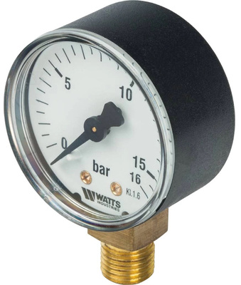Манометр радиальный Watts F+R200 (MDR) 80/ 16x1/2