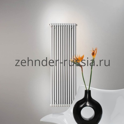 Стальной трубчатый радиатор 2-колончатый Zehnder Charleston 2200/10/1270/RAL9016 фото #9