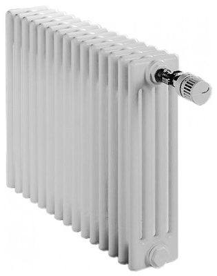 Стальной трубчатый радиатор 4-колончатый Zehnder Charleston 4040/60/1270/RAL 9016