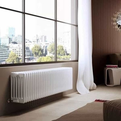 Стальной трубчатый радиатор 6-колончатый Zehnder Charleston 6040/13/1270/RAL 9016 фото #2