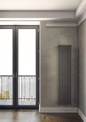 Стальной трубчатый радиатор 2-колончатый Zehnder Charleston Completto 2180/08/V001/TL фото #3