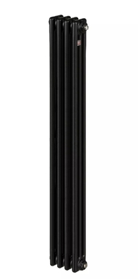 Уцененный стальной трубчатый радиатор 3-колончатый Zehnder Charleston Completto 3180/04/V001/RAL 9217 matt уцененный