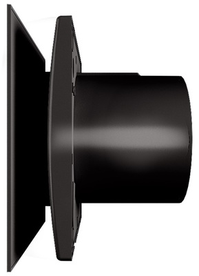 Вытяжка для ванной диаметр 100 мм Zernberg Agat 100 V gloss black фото #3