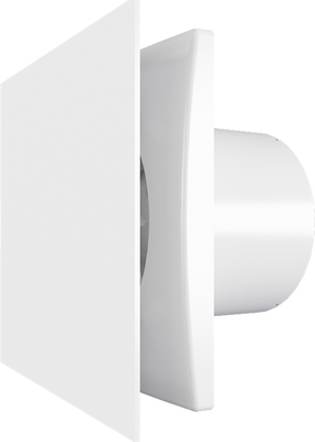 Вытяжка для ванной диаметр 100 мм Zernberg Agat 100 V matte white фото #2