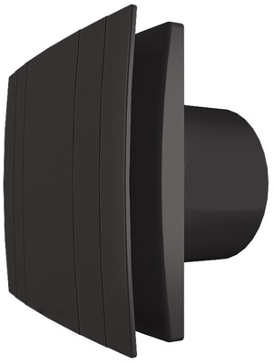 Вытяжка для ванной диаметр 100 мм Zernberg Ametist 100 matte black фото #2