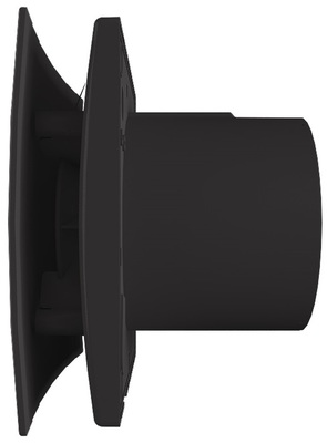 Вытяжка для ванной диаметр 100 мм Zernberg Ametist 100 matte black фото #3