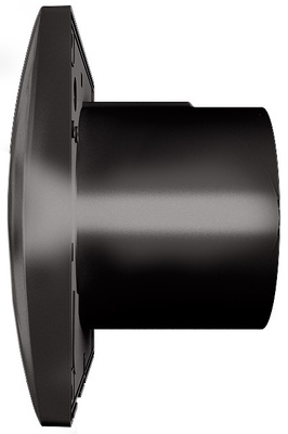 Вытяжка для ванной диаметр 100 мм Zernberg Izumrud 100 gloss black фото #3