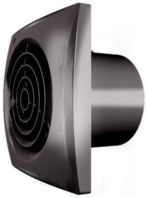 Вытяжка для ванной диаметр 125 мм Zernberg Izumrud 125 gloss black фото #2