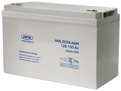 AGM аккумулятор Zota AGM 100-12
