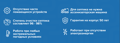 Станция биологической очистки АКВАЛОС 40 2.5 м ПР фото #2