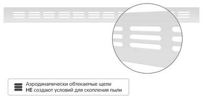 Металлическая решетка Благовест 40x500 мм серебро фото #2