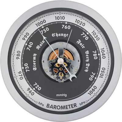 Барометр БРИГ БМ91320 алюминиевый