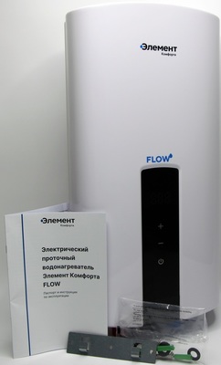 Электрический проточный водонагреватель 24 кВт Элемент Комфорта Flow 24кВт - 3ф фото #3
