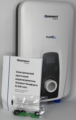 Электрический проточный водонагреватель 6 кВт Элемент Комфорта Flow mini 6,5кВт - 1ф фото #4