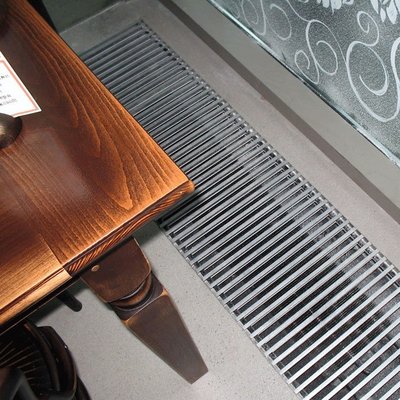 Внутрипольный конвектор длиной свыше 3,1 м КЗТО Бриз 300x80x3700 2то фото #3