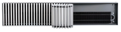 Внутрипольный конвектор длиной свыше 3,1 м КЗТО Бриз Нерж 260x120x3500 1то фото #2
