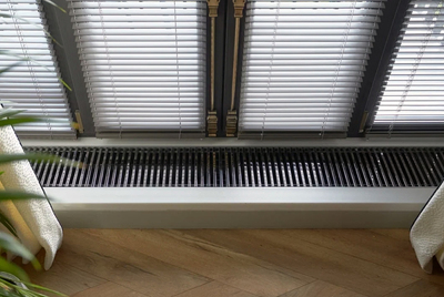 Внутрипольный конвектор длиной свыше 3,1 м КЗТО Бриз Нерж 300x120x3100 2то фото #4