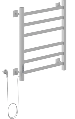 Электрический полотенцесушитель Ника STEP-1 60/50 RAL9016 белый матовый левый тэн фото #2