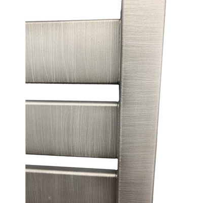 Водяной полотенцесушитель Ника ЛМ-7 80/50 Matt Antique Silver с вентилями фото #5