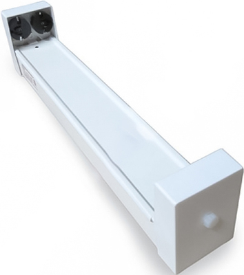 Напольно-потольчный бактерицидный облучатель ОБНП 2х15-01 с лампой LED 15 Вт фото #2