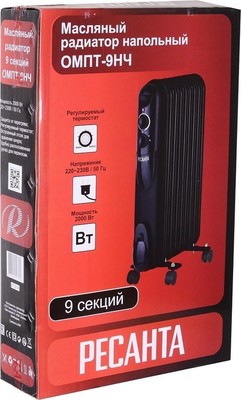 Масляный обогреватель Ресанта ОМПТ- 9НЧ фото #7