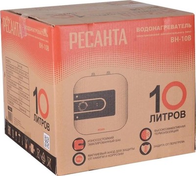 Электрический накопительный водонагреватель Ресанта ВН-10В фото #7