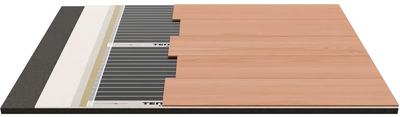Пленочный теплый пол Теплолюкс SlimHeat - 2200/0,5 - 10 фото #5