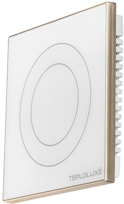 Терморегулятор для теплого пола Теплолюкс Solus Zen Wi-Fi белый/золото