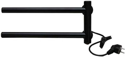 Электрический полотенцесушитель Тера Игла ПСН-87-04ч 180х400 черный фото #2