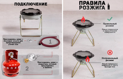 Компактный газовый обогреватель Умница ГО-3.3кВт фото #5