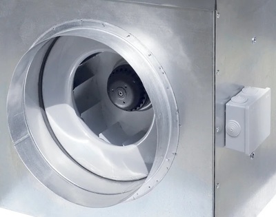Канальный круглый вентилятор ВЕТРАН ВККШ.200.RH22L.4R (0,12/2180/230) шумоизолированный корпус фото #2