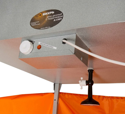 Электрический накопительный водонагреватель Вихрь Душ дачный Д-135-П (135л) с подогревом Вихрь, , шт фото #4