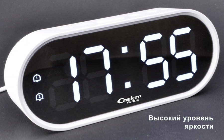 Проекционные часы Спектр СК 3213-Б-Б - фото 4