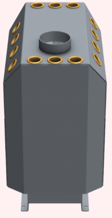 Дровяная печь Термофор Ставр 9 (150 м.куб), цвет черный Термофор Ставр 9 (150 м.куб) - фото 4