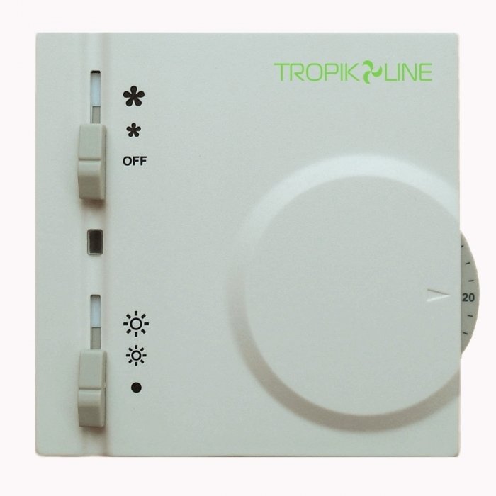 Электрическая тепловая завеса Tropik Line М5 TECHNO, цвет хром - фото 2