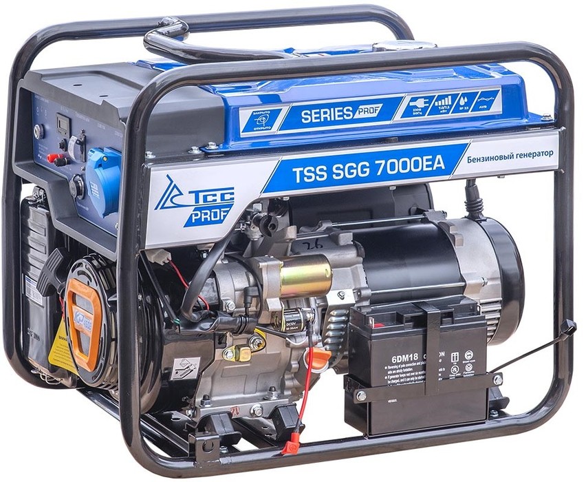 Бензиновый ТСС SGG 7000 EA генератор бензиновый инверторный тсс sgg 2400si 60028