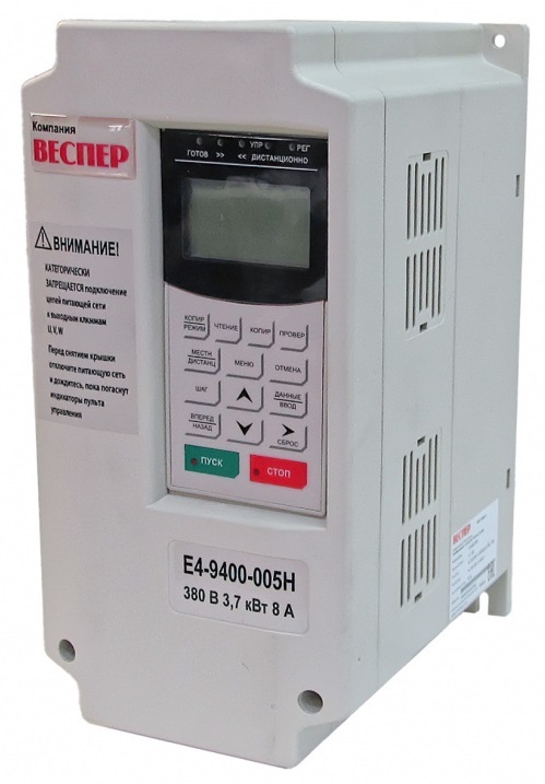 Частотный преобразователь ВЕСПЕР E4-9400 3,7 кВт