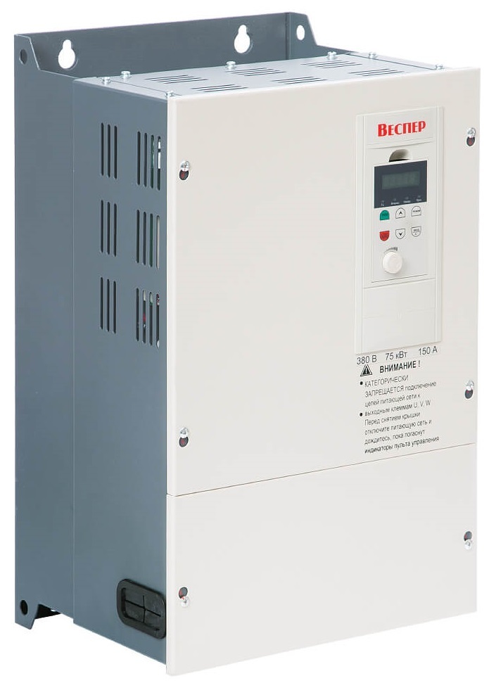 

Частотный преобразователь ВЕСПЕР, Белый, ВЕСПЕР E4-P8402 75 кВт