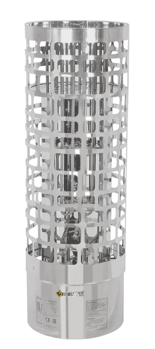 Электрическая печь 5 кВт Везувий CILINDR 45E, цвет серый - фото 1
