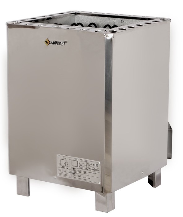 Электрическая печь 15 кВт Везувий CLAB-150, цвет серый
