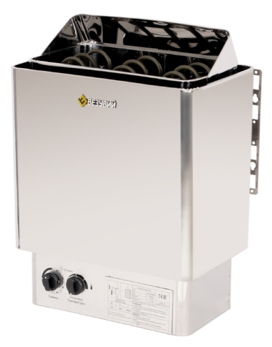 Электрическая печь 5 кВт Везувий TREND-30, цвет серый - фото 1
