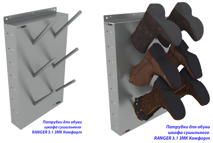 Сушильный шкаф для одежды ЗМК RANGER 3.1 Комфорт (1900x1000x620 мм) ЗМК RANGER 3.1 Комфорт (1900x1000x620 мм) - фото 6